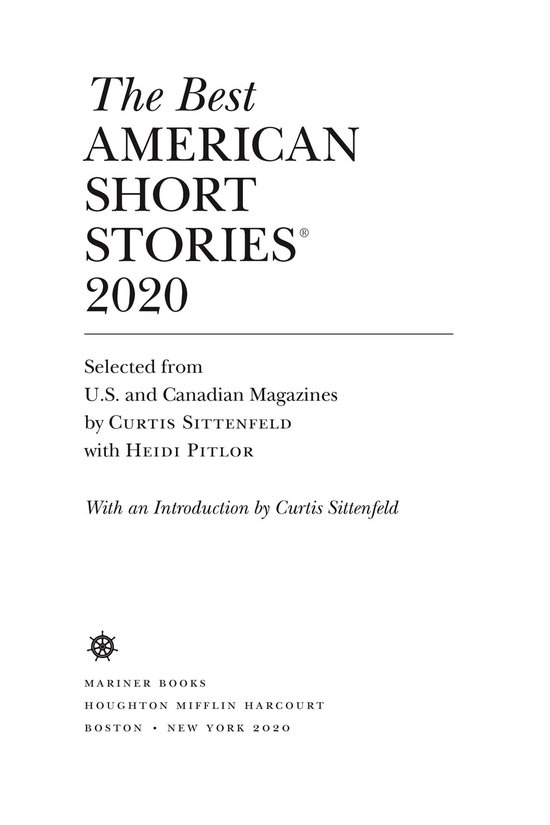 Best American The Best American Short Stories 2020 (ebook), Heidi