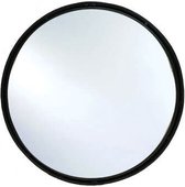 Spiegel  - Ronde spiegel  - zwart ijzeren frame - 60 cm rond