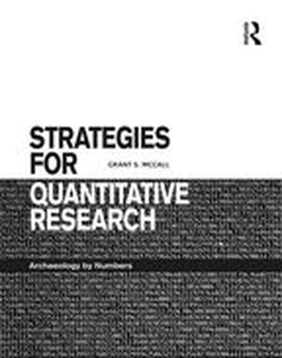 Strategies for Quantitative Research - cover