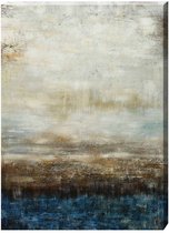 Maison de France - Canvas Olieverf schilderij - abstract landschap 2 - extra groot - olieverf - 132 x 177 cm