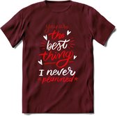 You Are The Best Thing - Valentijn T-Shirt | Grappig Valentijnsdag Cadeautje voor Hem en Haar | Dames - Heren - Unisex | Kleding Cadeau | - Burgundy - S