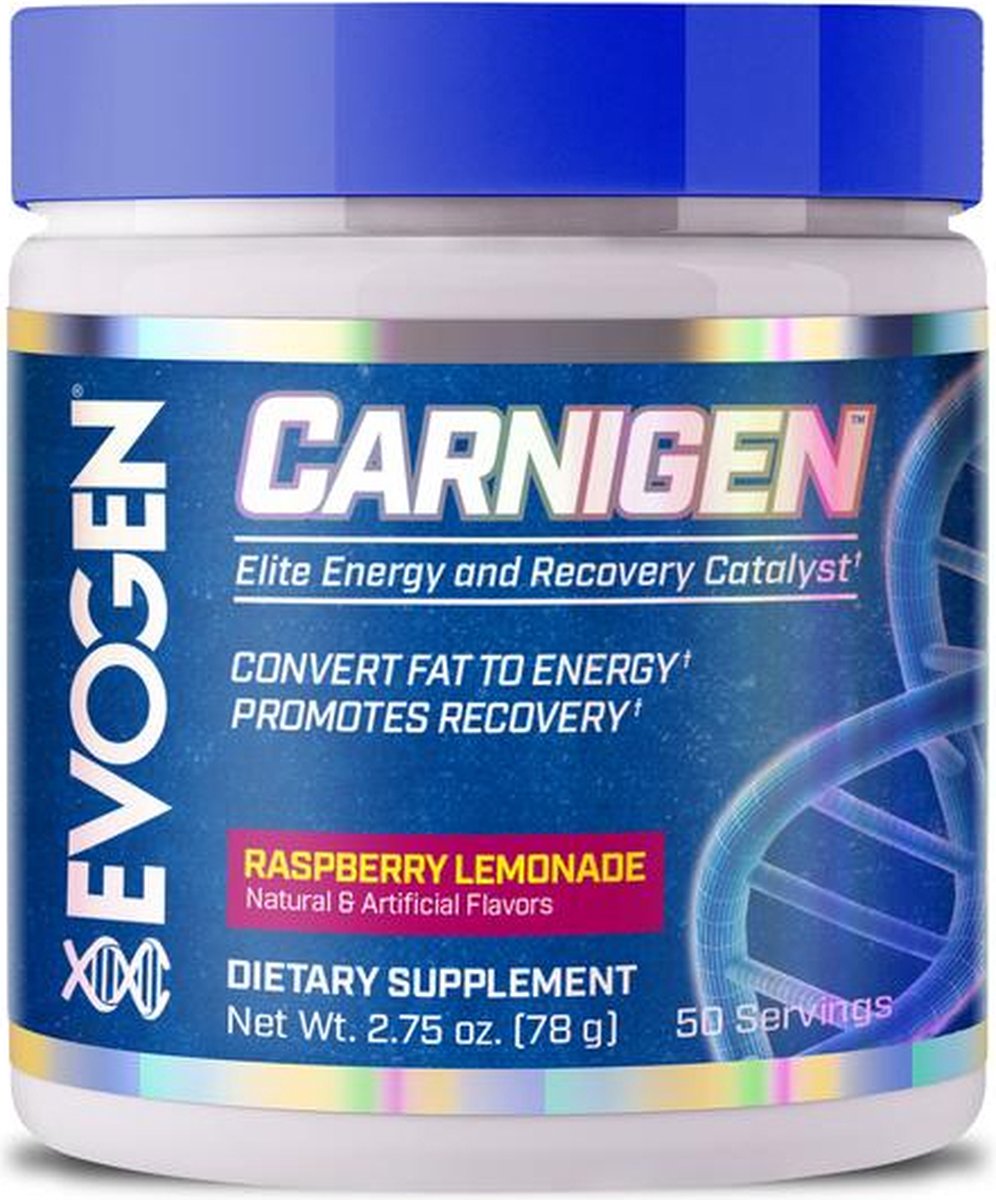 Evogen Nutrition - Carnigen Grape Blast 50 porties - Afvalsupplement  - Sportsupplement