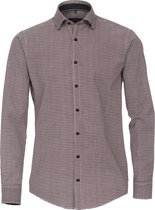 Casa Moda Lange mouw Overhemd - 413782300 Rood (Maat: L)