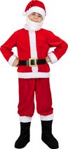 FUNIDELIA Deluxe Kerstman kostuum voor jongens - 7-9 jaar (134-146 cm)