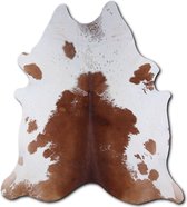 Euroskins Koeienhuid - Vloerkleed - Bruin/Wit - 199x203 cm - Georgia