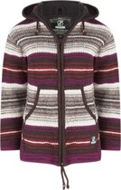 SHAKALOHA Gebreid Wollen Vest Dames met polyester fleece voering - W Lois BurgGrey L