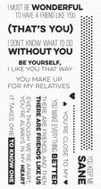 Friends Like Us Clear Stamps (CS-542)