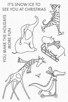 Christmas Safari Clear Stamps (CS-590)