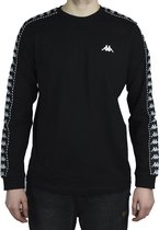 Kappa Iantan Longsleeve 309003-19-4006, Mannen, Zwart, Shirt met lange mouwen, maat: L