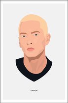 Walljar - Eminem - Muurdecoratie - Poster