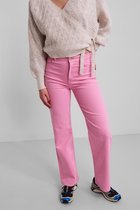 Pieces Jeans Pcholly Hw Wide Jeans Pmpk Cp Bc 17127049 Prism Pink Dames Maat - W33 X L32