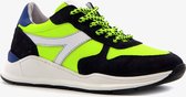 Groot leren jongens sneakers - Geel - Maat 34