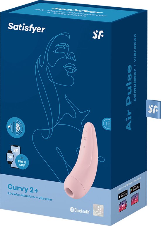 Satisfyer 'Curvy 2+', 13,5 cm, met app