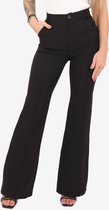 Raved Zwarte Pantalon - S t/m L - Flared Broek