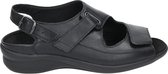 Durea 7178 H - Volwassenen Platte sandalenDames Sandalen - Kleur: Zwart - Maat: 36