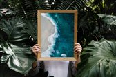 Poster Beach #6  - 21x30cm - Premium Museumkwaliteit - Uit Eigen Studio HYPED.®