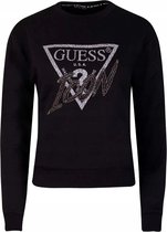 Guess CN Icon Dames Sweatshirt - Zwart - Maat XL