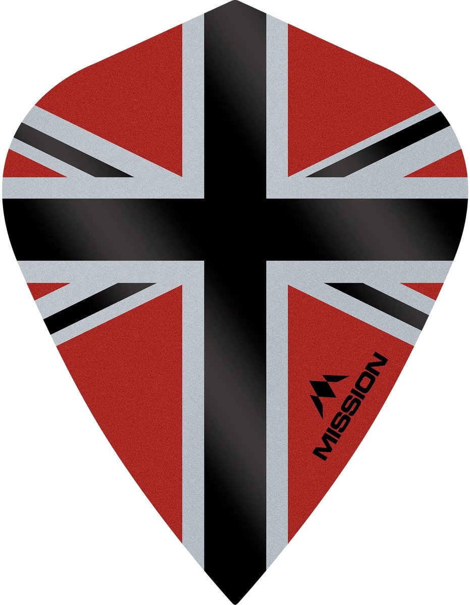 Mission Alliance-X 100 Red & Black Kite - Dart Flights