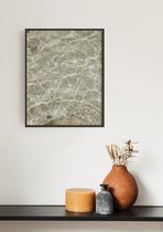 Poster Green Marble  - 100x140cm - Premium Museumkwaliteit - Uit Eigen Studio HYPED.®