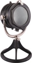 Tafellamp Piombino XL 60 cm zwart + ruw nickel