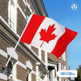 Vlag Canada 100x150cm - Glanspoly