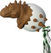 Bijtspeelgoed voor de hond Dinosaur Egg - Bruin
