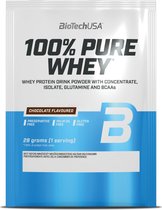 Protein Poeder - 100% Pure Whey 28g + Bromelain BioTechUSA - Caramel Zeezout -
