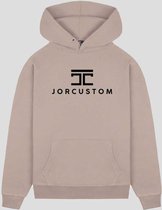 JORCUSTOM Trademark Loose Fit Hoodie - Sand - Volwassenen - Maat XS