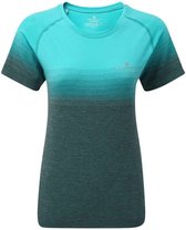 Ron Hill Marathon Shirt Hardloopshirt Dames Blauw