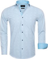 Overhemd Lange Mouw Forli 65029 Light Turquoise