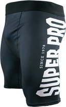 Super Pro Combat Gear Compression Short Zwart/Wit Small