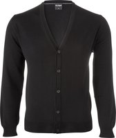 OLYMP modern fit vest wol - zwart - Maat: M