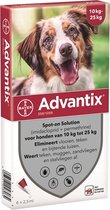 Bayer Advantix Vlooien & Teken Pipetten - Hond 10 tot 25kg - 6 stuks