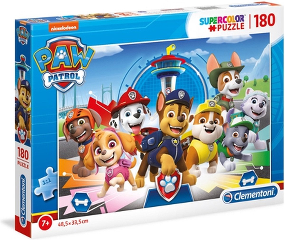 Clementoni- Paw Patrol Supercolor Pat' Patrouille-104 pièces, 6