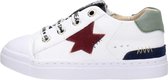 Sneakers | Jongens | white red | Leer | Shoesme | Maat 28