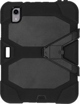 iMoshion Tablet Hoes Geschikt voor iPad Mini 6 (2021) - iMoshion Extreme Protection Army Cover - Zwart /Zwart