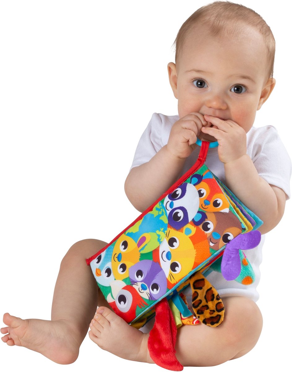 Playgro Voelboekje Staarten van de wereld - Activiteitenboekje - Babyboek - Speelgoed Baby - Speelgoed 1 jaar - Baby Speelgoed — afbeelding 2