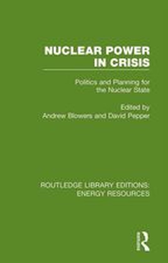 Routledge Library Editions: Energy Resources - Nuclear Power ... - cover
