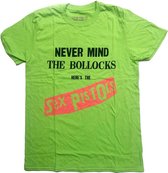 Sex Pistols - NMTB Original Album Heren T-shirt - XL - Groen