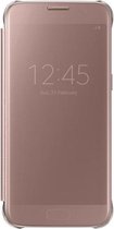 Samsung Galaxy S7 Clear View Flip Case Roze Goud Origineel