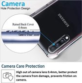 LuxeBass Hoesje geschikt voor Samsung Galaxy A70 Hoesje Transparant - Siliconen Case - telefoonhoes - gsm hoes - gsm hoesjes