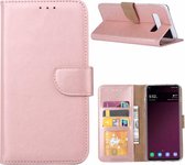 LuxeBass Hoesje geschikt voor Samsung Galaxy S10E - Bookcase Rose Goud - portemonnee hoesje - telefoonhoes - gsm hoes - telefoonhoesjes