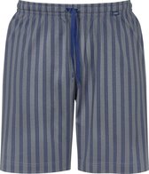 Mey pyjamabroek kort - Cranbourne - blauw met grijs gestreept -  Maat: L