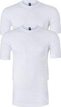 T-shirt long blanc à col rond Alan Red Virginia pour homme - XL