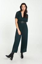 Cassis Dames Jumpsuit met plooitjes en lurex - Jumpsuit - Maat 42