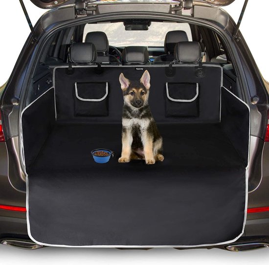 Kofferbakbescherming voor hond - universele antislip autolaars hondendeken met zijbescherming en bumperbescherming, waterdicht en aangroeiwerende