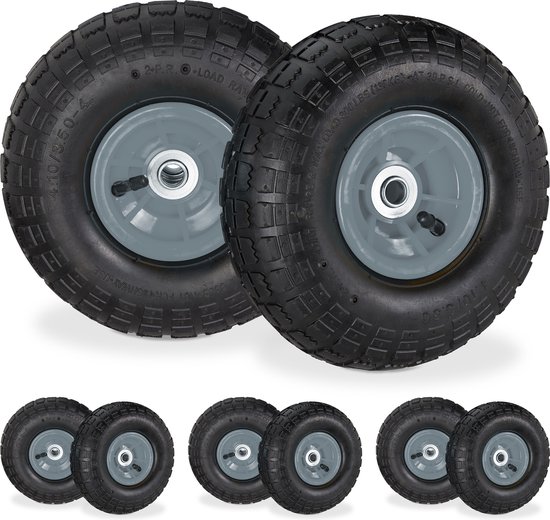 Foto: Benson as voor kruiwagenwiel 128 mm x 74 mm inclusief stofkappen en montagemateriaal