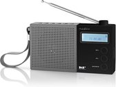 Nedis RDDB2210BK Digitale Dab+ Radio 4,5 W Fm Klok & Alarm Grijs / Zwart