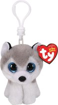 TY Beanie Babies Clip Husky Knuffel Buff 7 cm