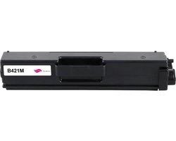 Toners-kopen.nl Brother TN-421M TN421M Toner Magenta - 1800 pagina's - Huismerk Compatible - B421M alternatief